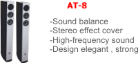 Loa, Loa stereo, AT, AT-8, Speaker, Speaker stereo