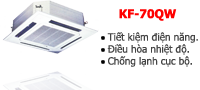 máy lạnh âm trần, âm trần, KF, QW, 70QW, máy lạnh KF, KF-70QW, 
air conditioner, Cassette Type