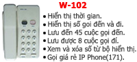 Điện thoại bàn, điện thoại, W, W-102, 102, Telephone